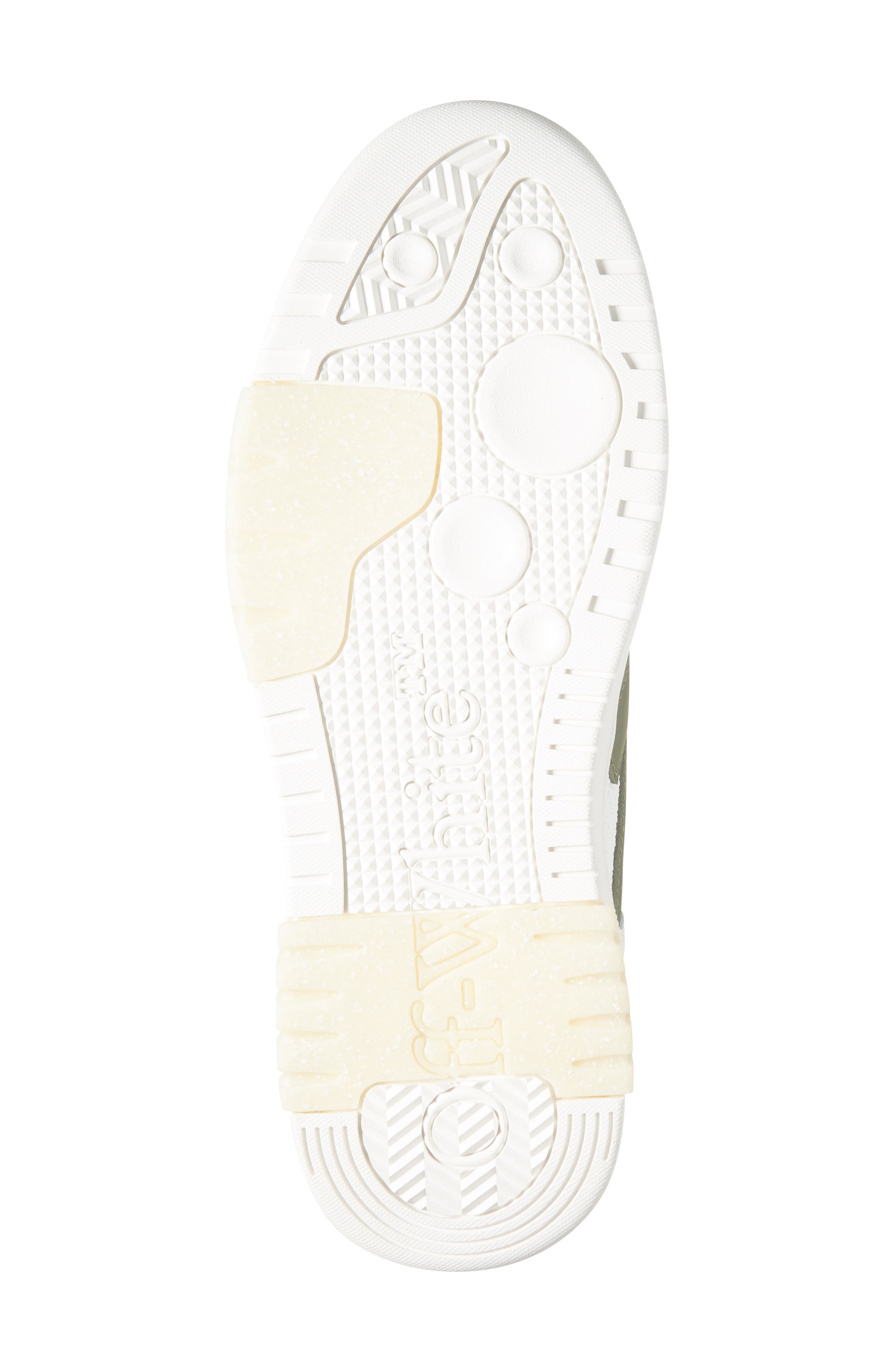 Off-White Slim Out Of Office Low Top Sneaker, Alternate, color, White - Olive Green