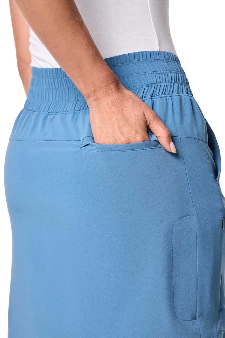 Pisa Travel Skort, UPF 50+ Sun Protection, Alternate, color, Blue Dusk