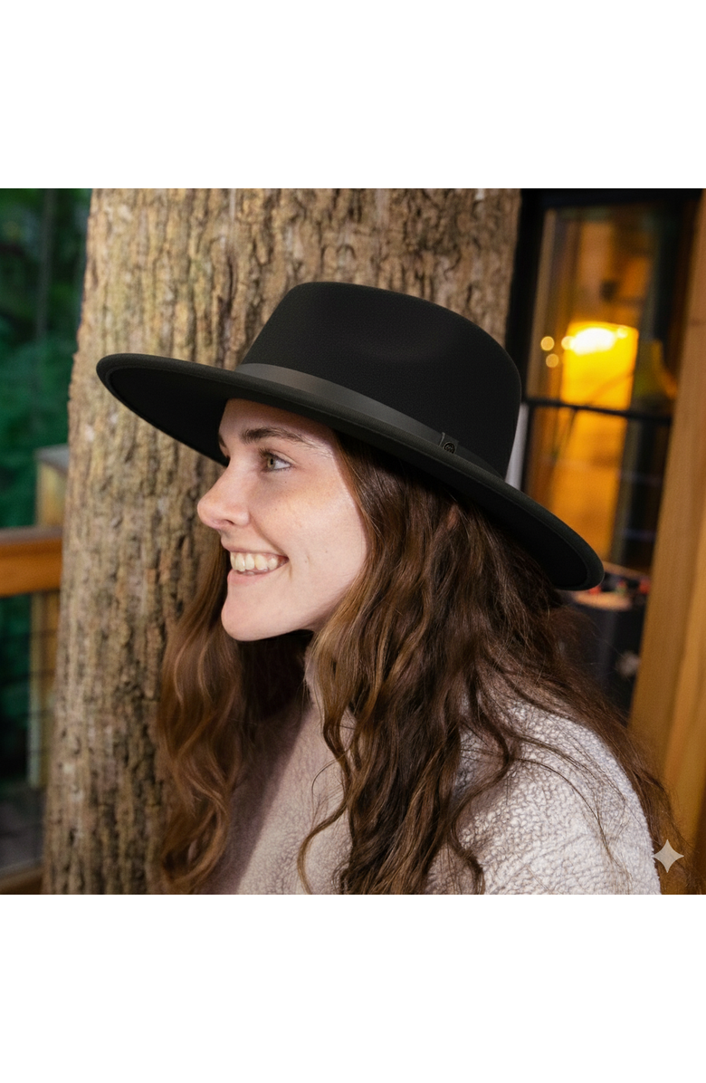 Kanut Sports Holston Women's Flat Brim Hat, Alternate, color, Black