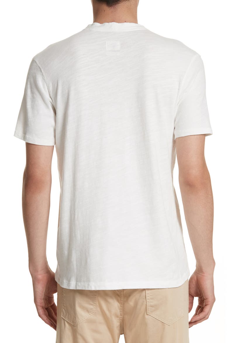 Classic Short Sleeve Flame Henley, Alternate, color, WHITE