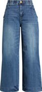 Wit & Wisdom Wyatt Skyrise V-Pocket Ankle Wide Leg Jeans