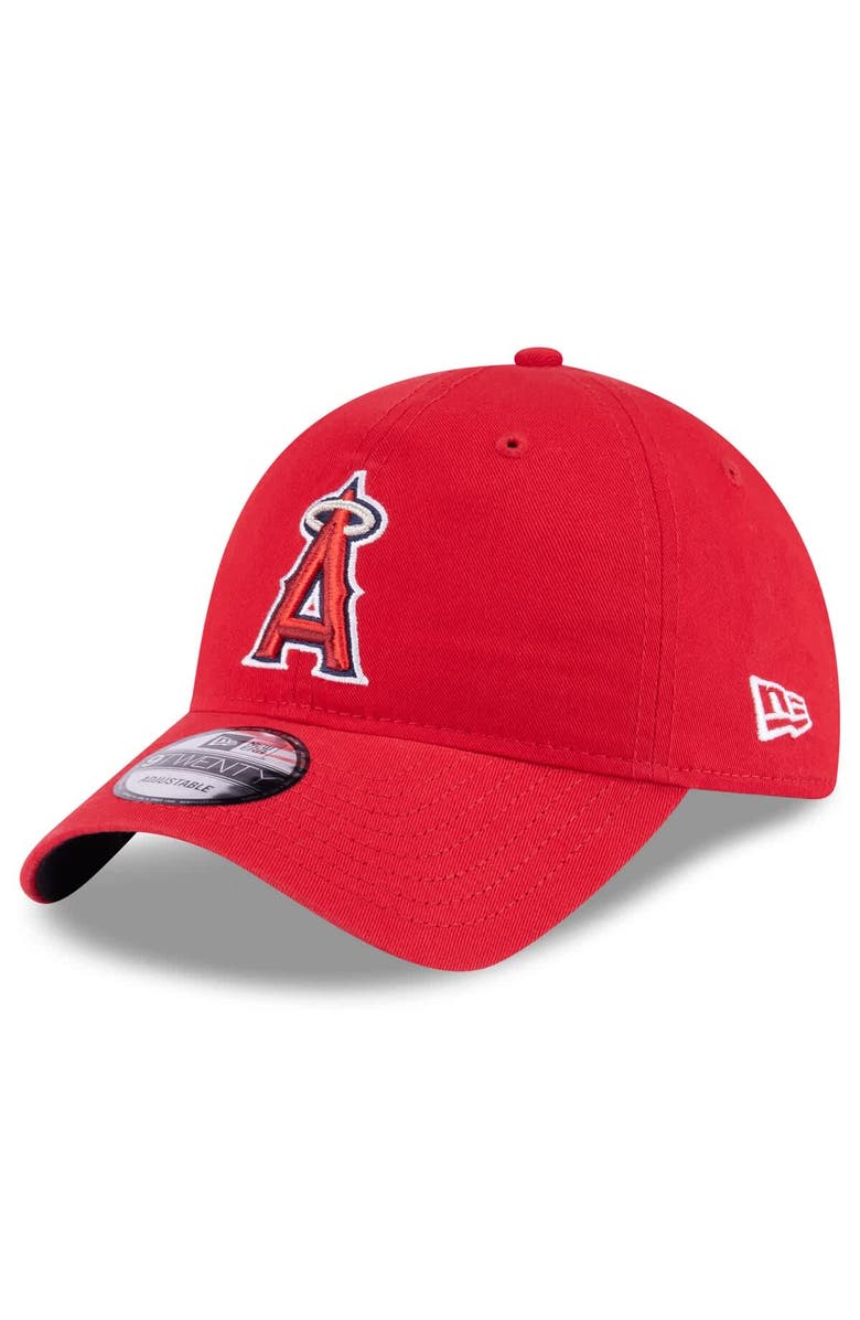 New Era Youth New Era  Red Los Angeles Angels 2025 Spring Training 9TWENTY Adjustable Hat, Alternate, color, 