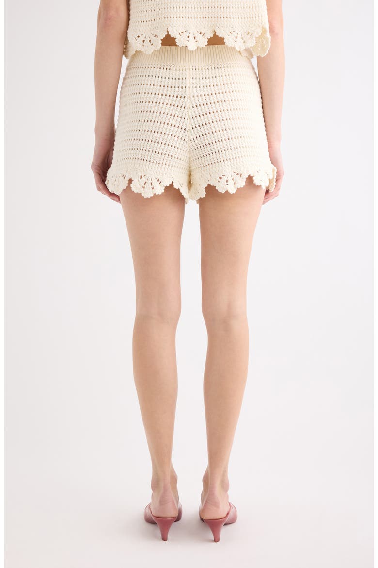 Organic Cotton Crochet Shorts, Alternate, color, ICONIC MILK