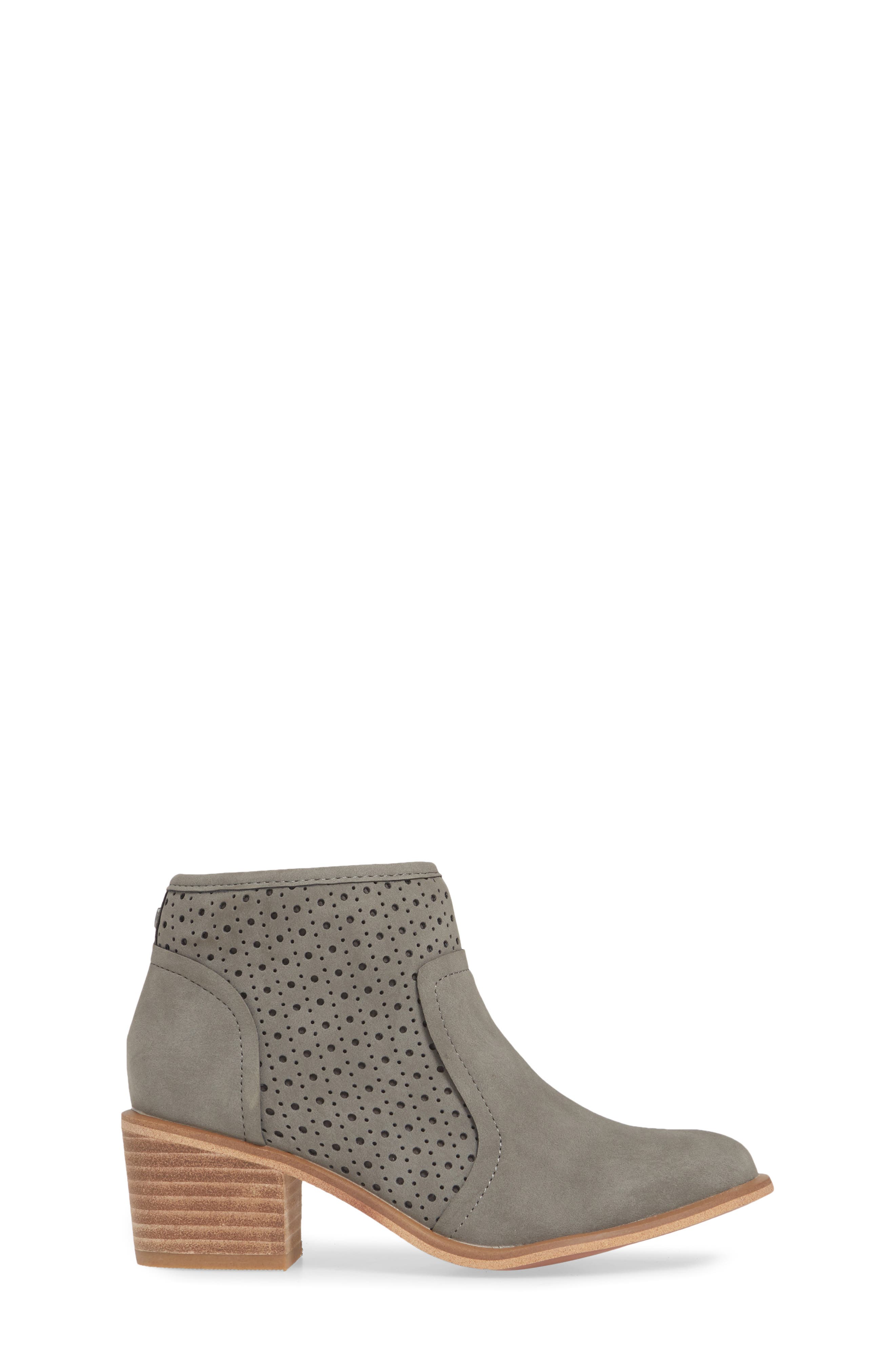 Treasure & Bond Perforated Block Heel Bootie, Alternate, color, 