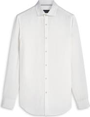 Bugatchi Axel Linen Button-Up Shirt