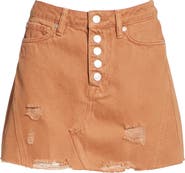 Free People We the Free by Free People Denim A-Line Skirt