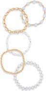 NORDSTROM RACK Assorted 5-Pack Stretch Bracelets