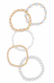 NORDSTROM RACK Assorted 5-Pack Stretch Bracelets
