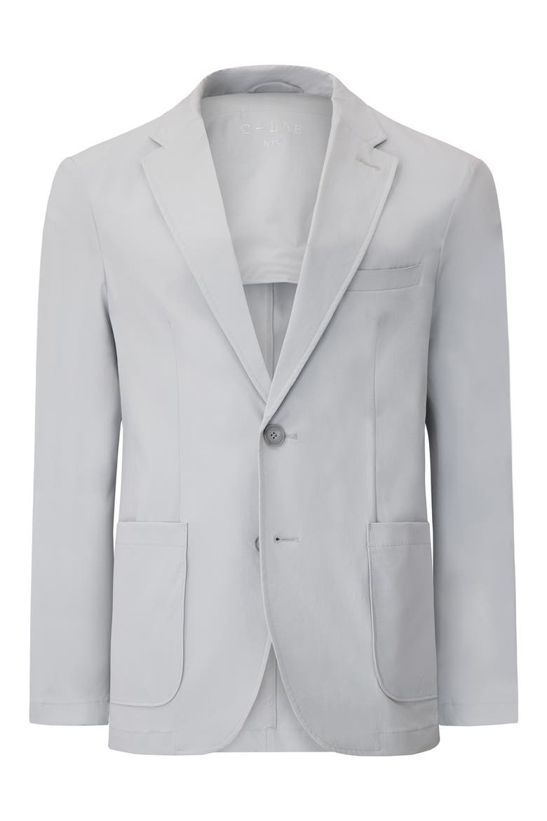 Packable Woven Tech Jacket, Alternate, color, LIGHT GREY