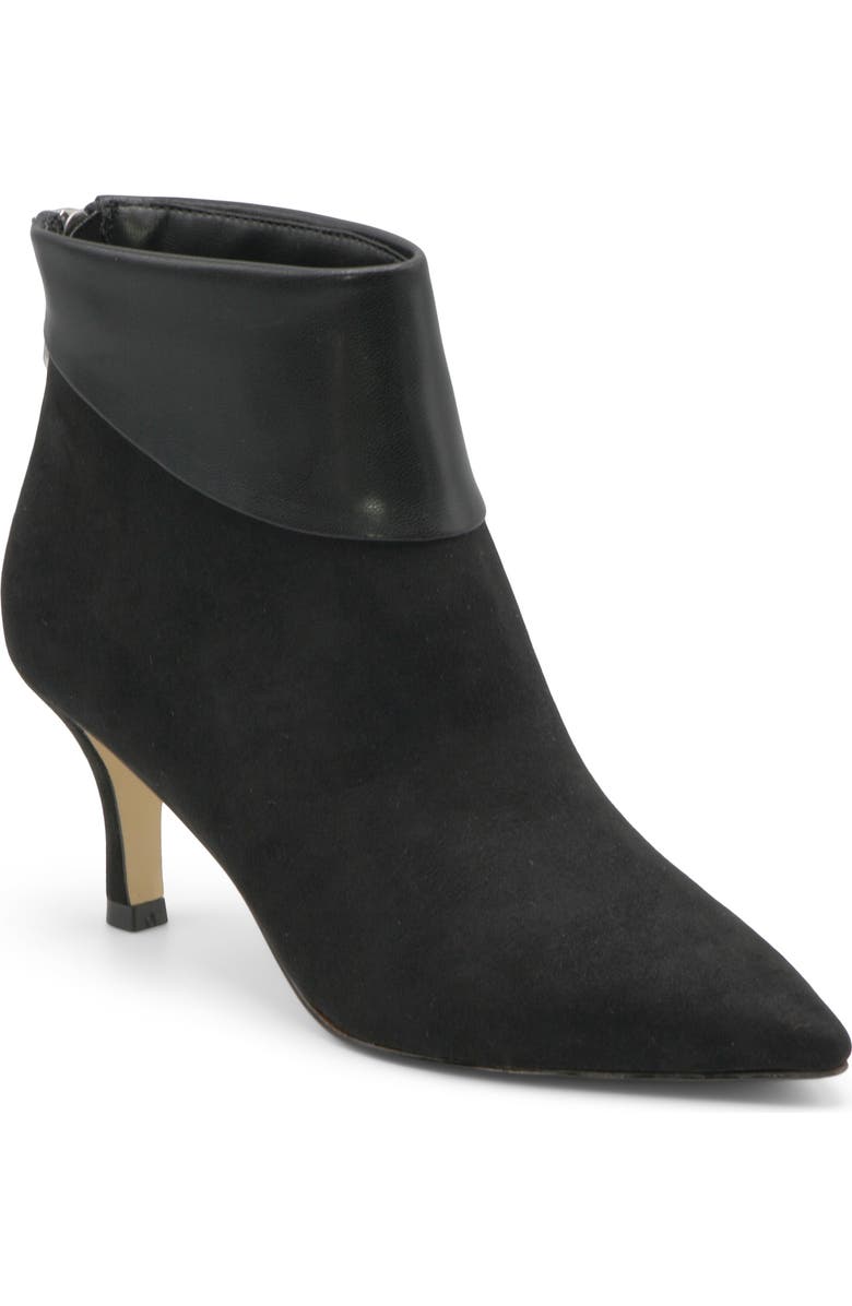 Charles by Charles David Alice Pointed Toe Bootie, Main, color, Black-Mssm