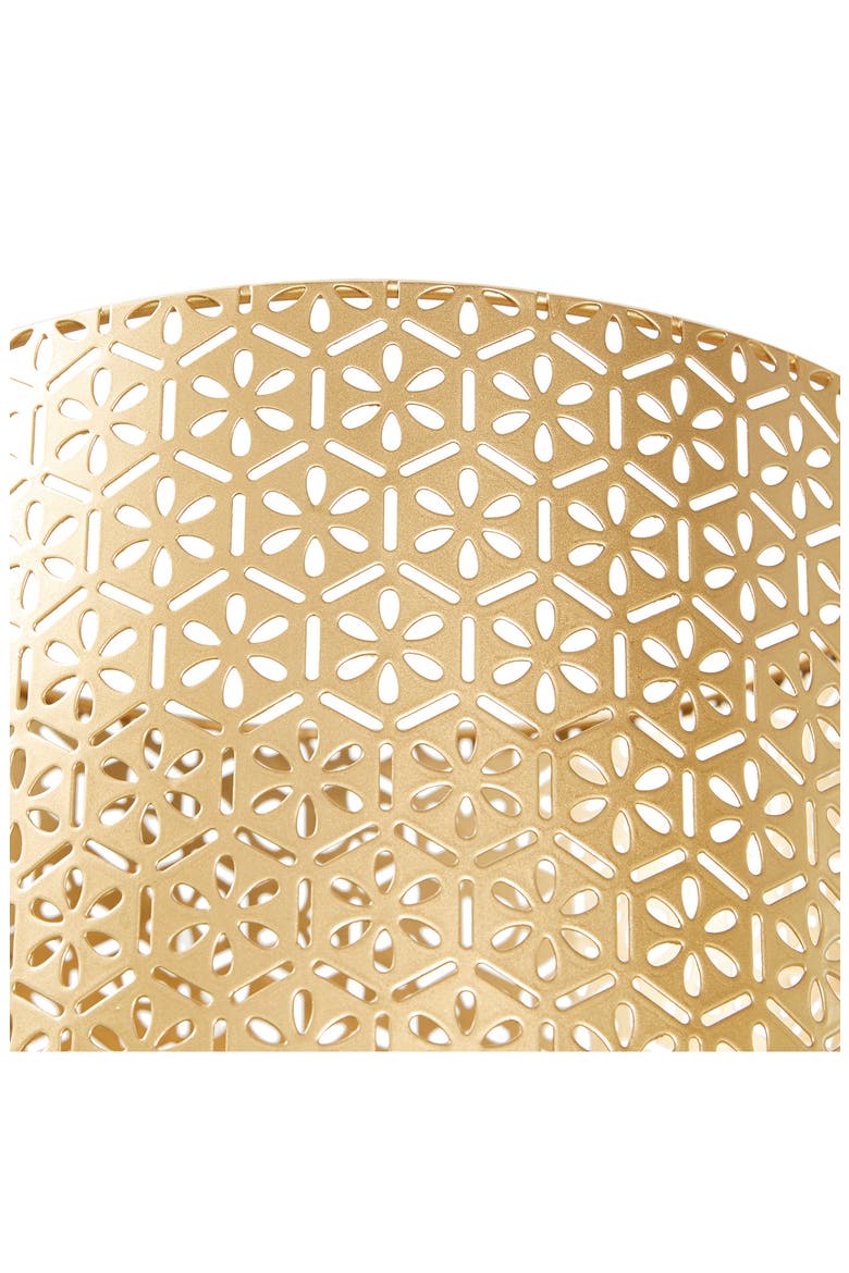 Goldtone Metal Contemporary Planter with Removable Stand - Set of 2, Alternate, color, GOLD