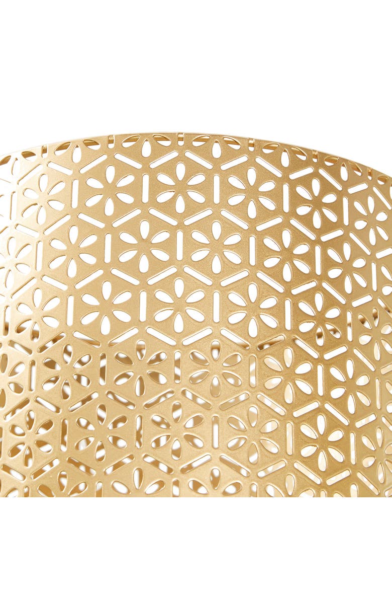 COSMO BY COSMOPOLITAN Goldtone Metal Contemporary Planter with Removable Stand - Set of 2, Alternate, color, Gold