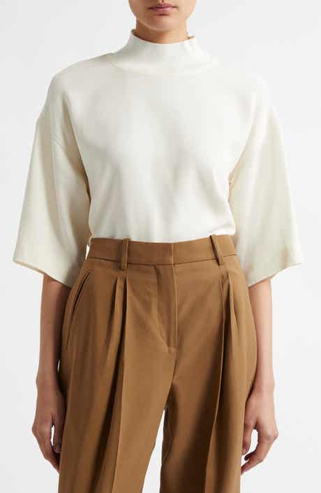 Reiss Amaya Mock Neck Knit Top