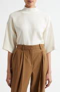 Reiss Amaya Mock Neck Knit Top