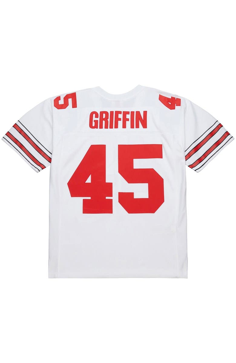 Mitchell & Ness Men's Mitchell & Ness Archie Griffin White Ohio State Buckeyes 1975 College Vault Legacy Jersey, Alternate, color, White