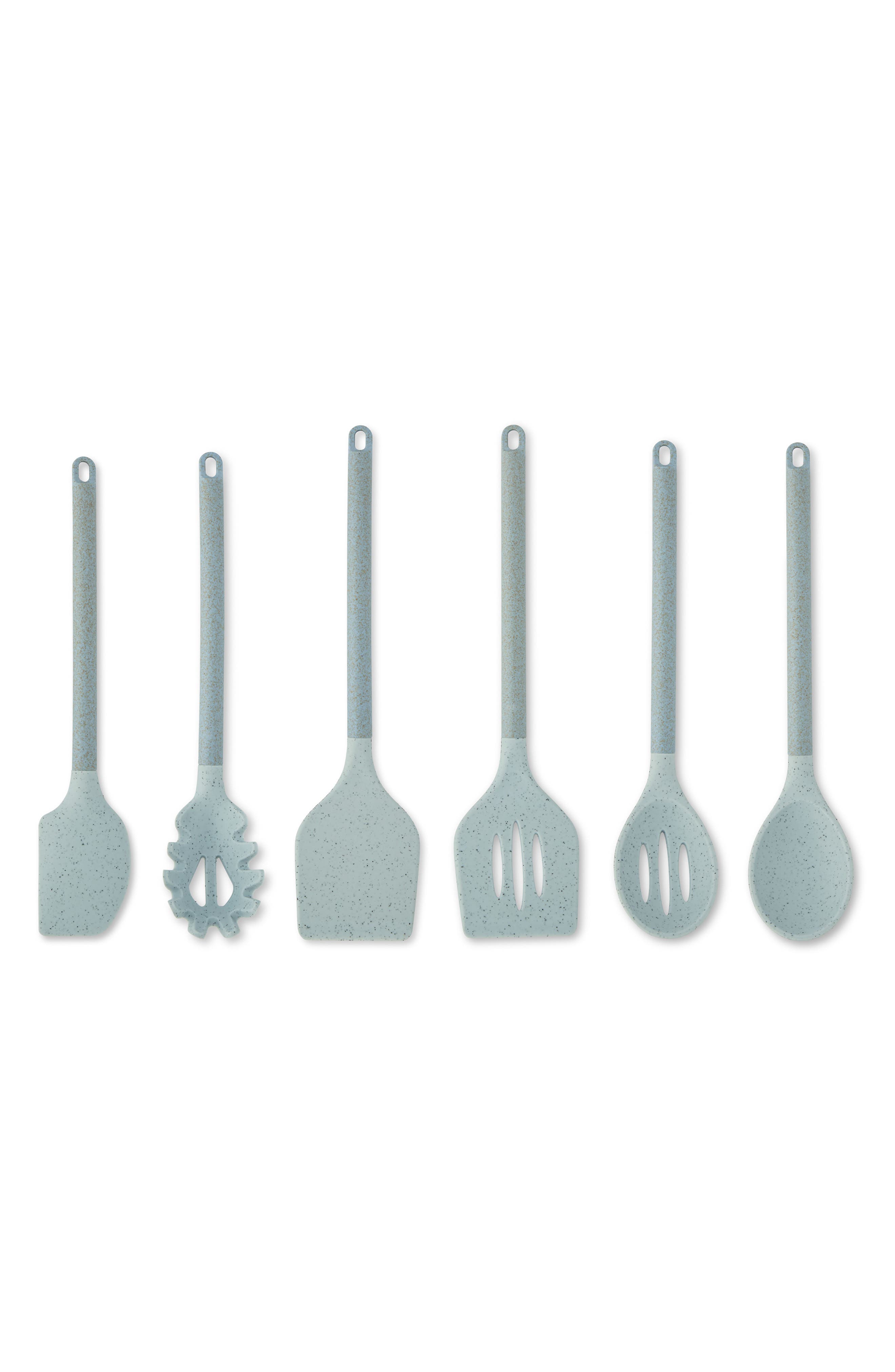CORE KITCHEN 6-Piece Silicone & Wheat Fiber Cooking Utensil Set