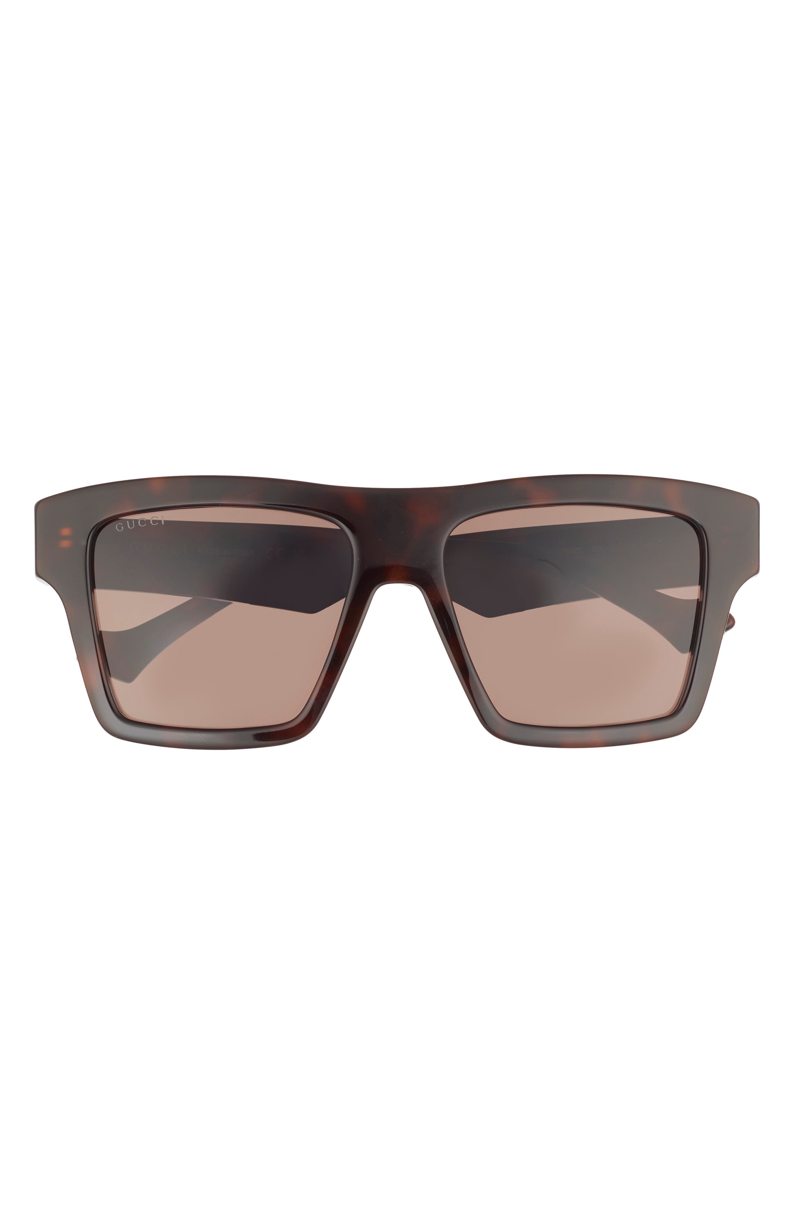 Gucci Core 55mm Square Sunglasses