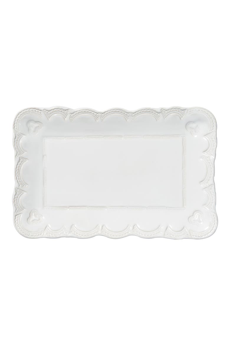 Incanto Stone Lace Small Serving Platter, Main, color, WHITE