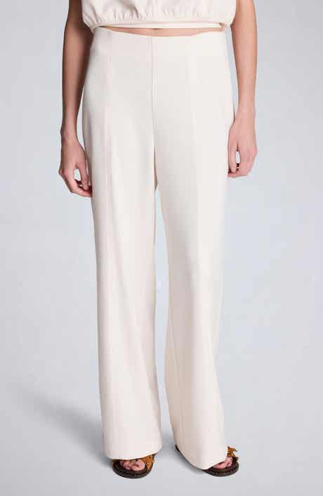Kenneth Cole Hollywood High Waist Pull-On Wide Leg Pants