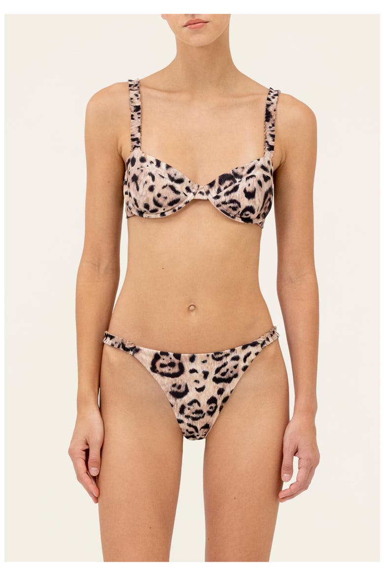Agraz Jaguar Bikini top, Alternate, color, Multi