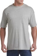 Harbor Bay by DXL Big & Tall Moisture-Wicking Pocket T-Shirt