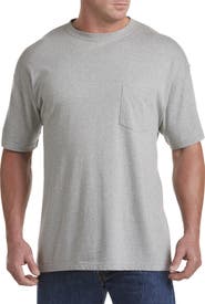 Harbor Bay by DXL Big & Tall Moisture-Wicking Pocket T-Shirt