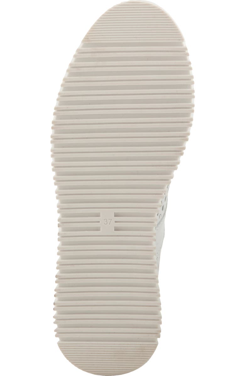 Spring Step Perforated Sneaker, Alternate, color, White