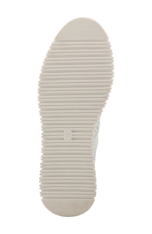Spring Step Perforated Sneaker In White