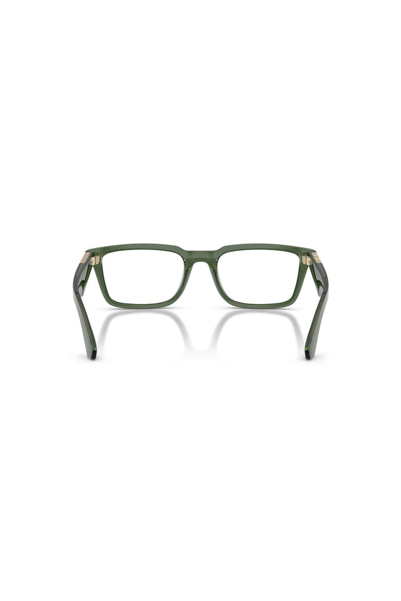 54mm Rectangle optical glasses, Alternate, color, Green