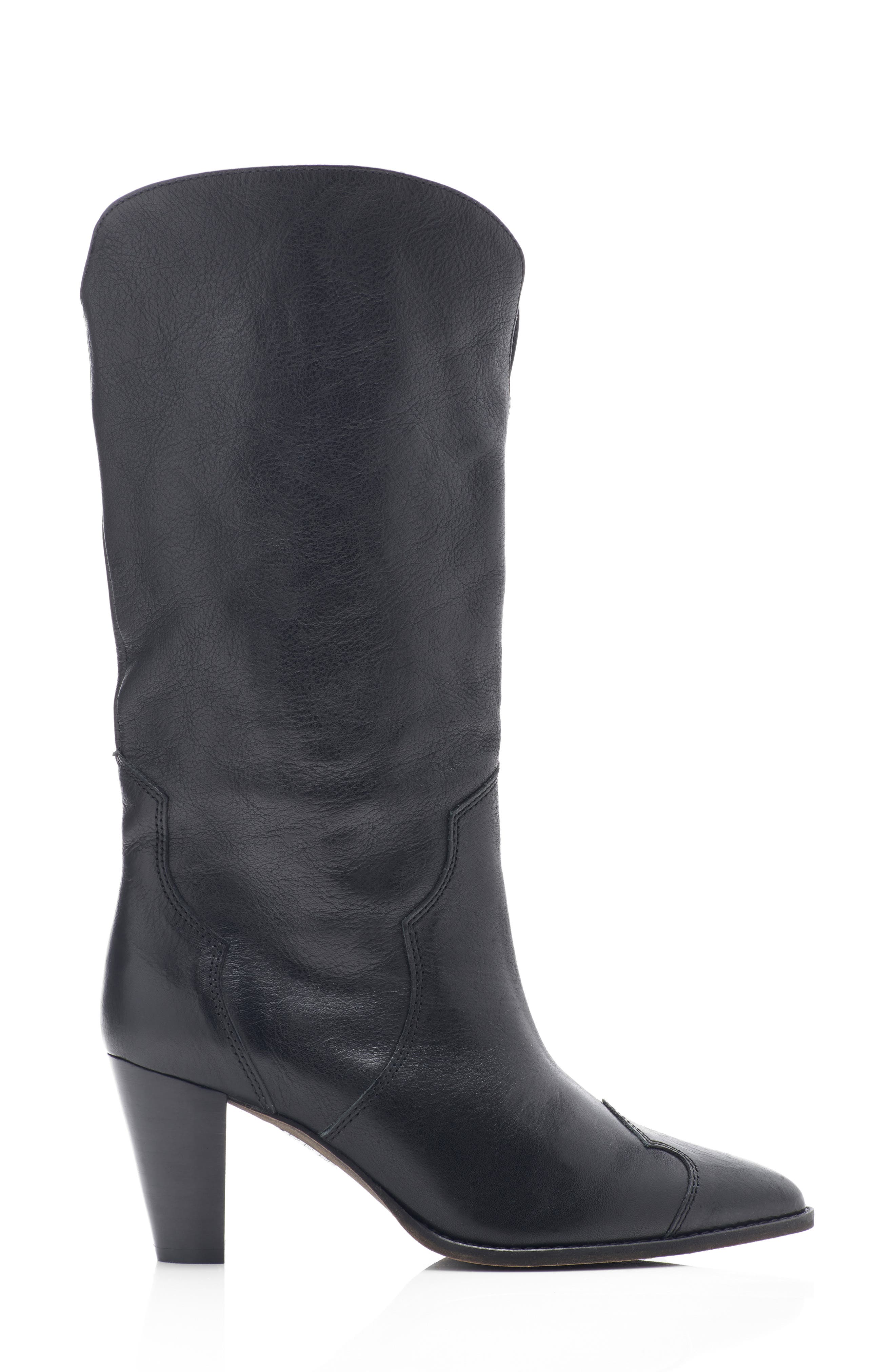 Shayne Western Boot, Alternate, color, BLACK