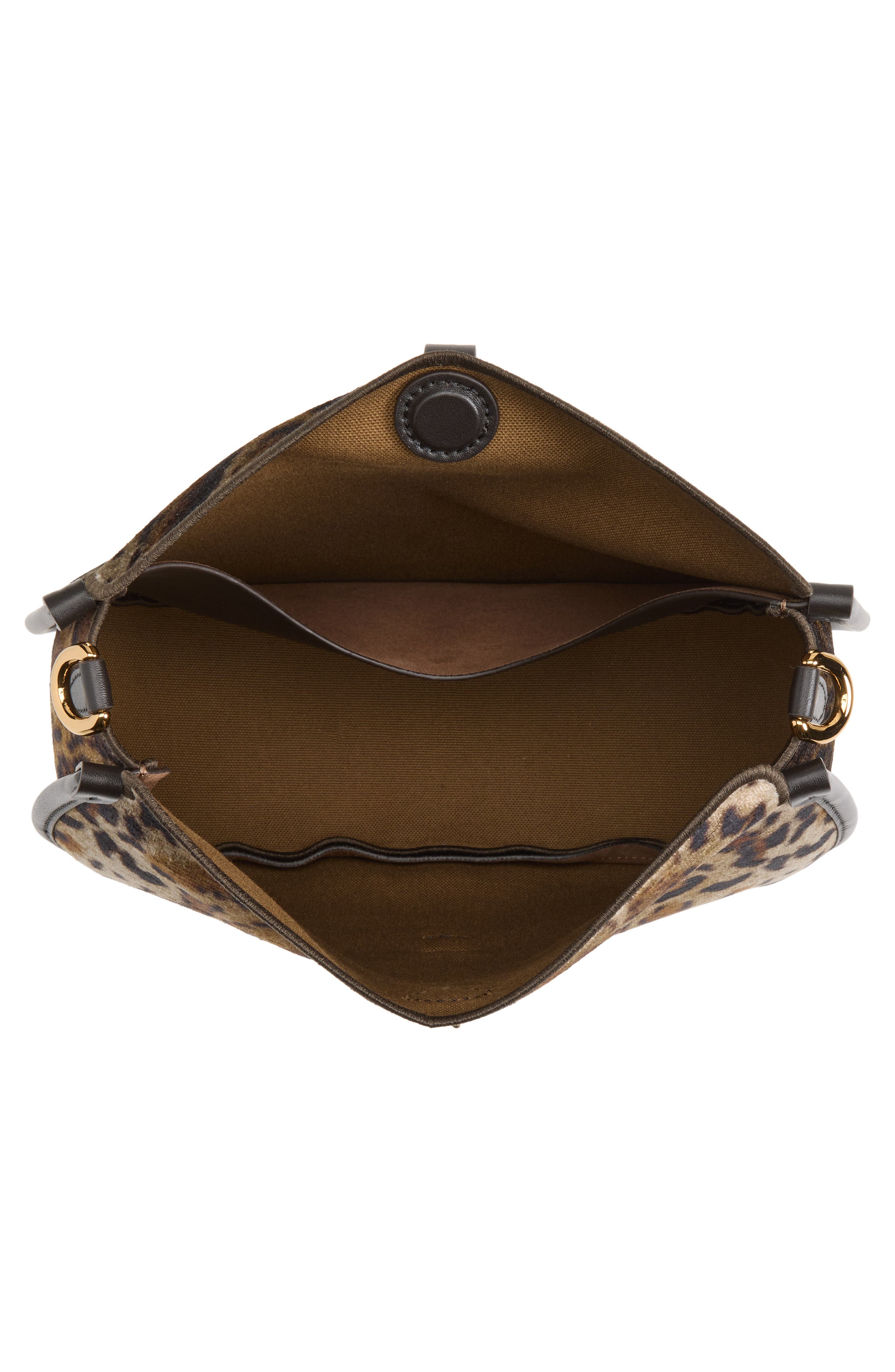 Animal Print Velvet Shoulder Bag, Alternate, color, PRINT ON BEIGE BASE