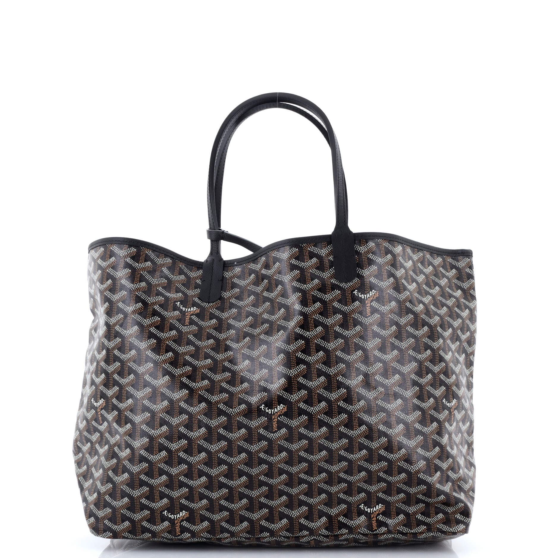 Saint Louis Tote Coated Canvas PM, Alternate, color, Black