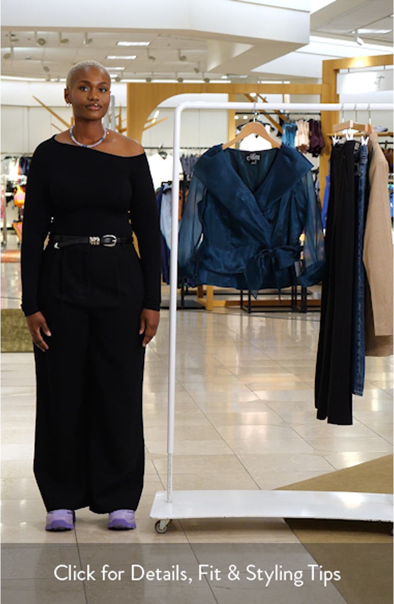 Organza Wrap Top, sales video thumbnail