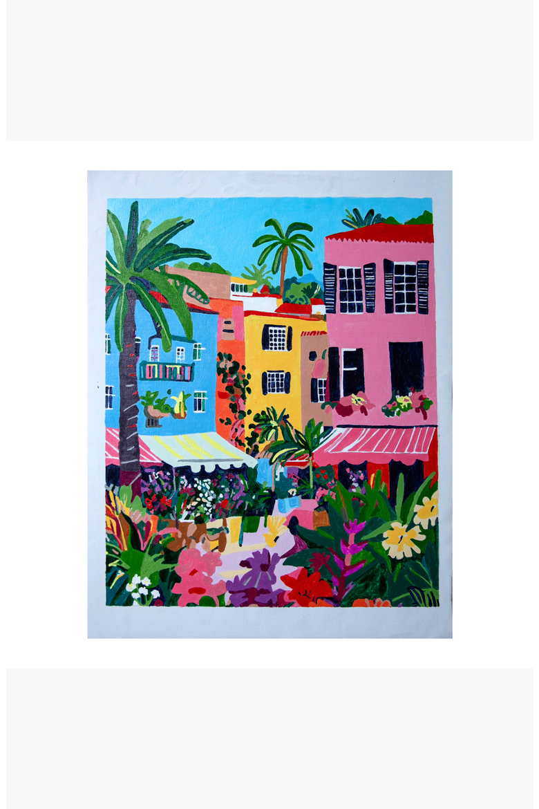 Miami Flower Market Paint by Numbers Kit, Alternate, color, Multicolor