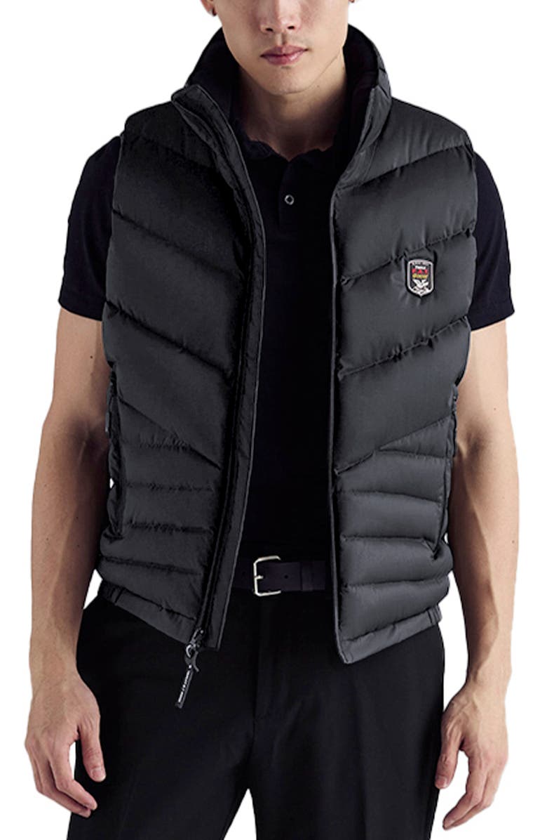 Triple F.A.T. Goose Andrus Men's Puffer Down Vest, Main, color, Black