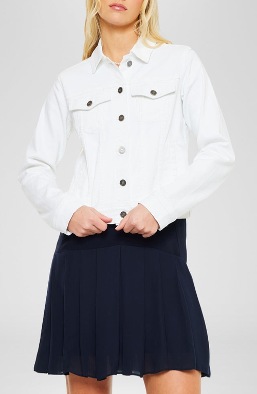 Kancan Yumi Denim Jacket In White