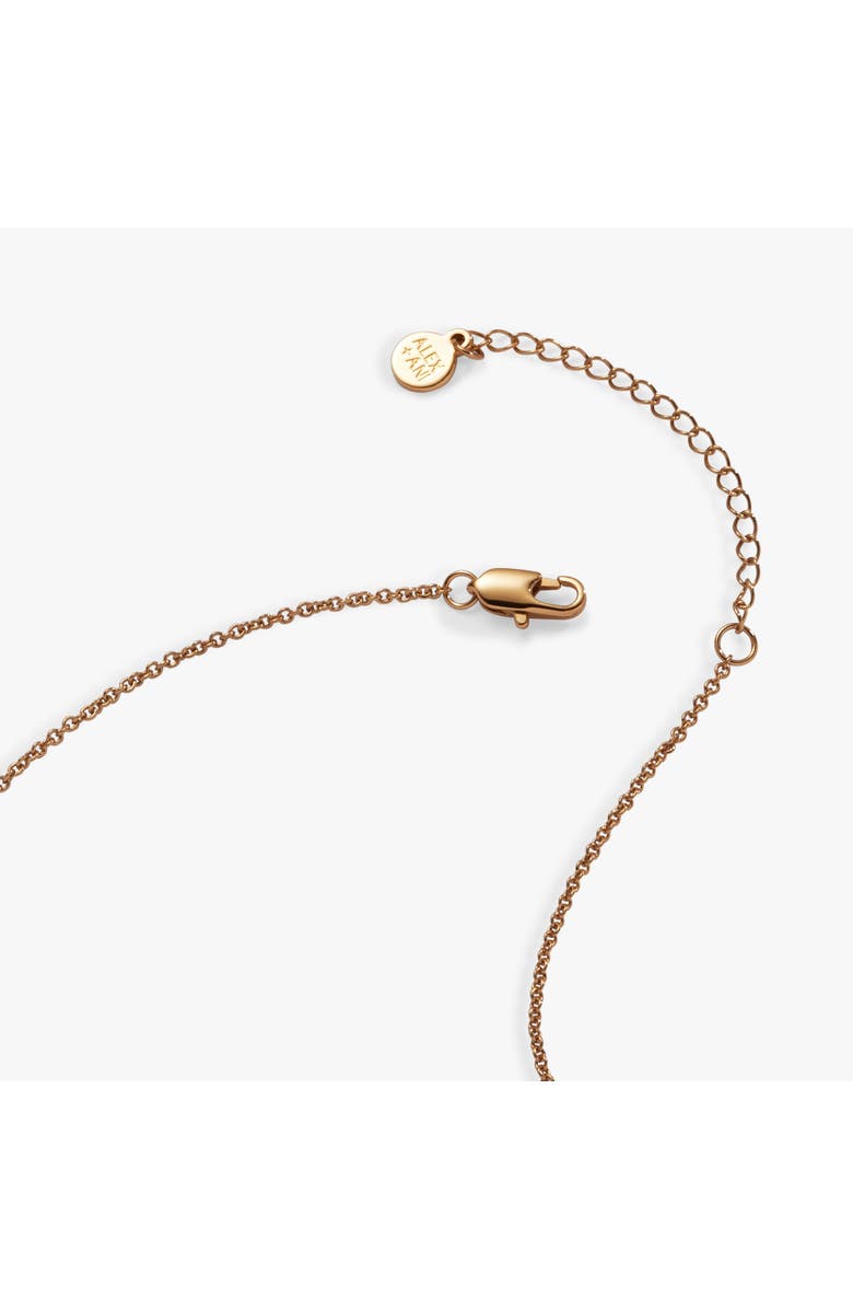 Alex and Ani Crescent Moon Necklace, Alternate, color, Gold