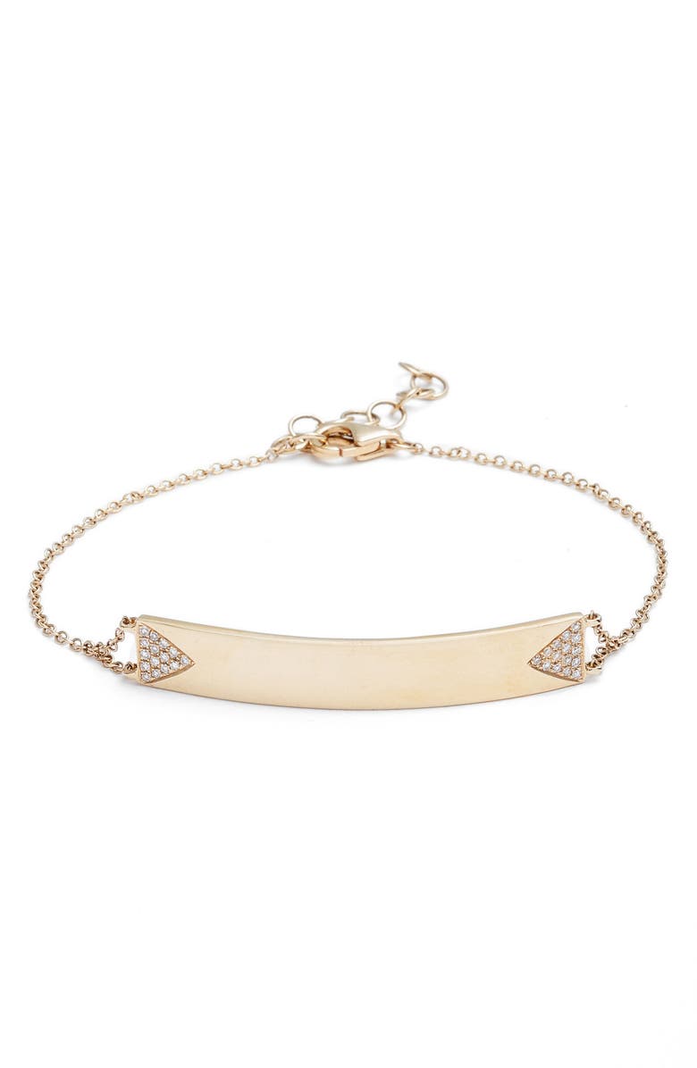 EF Collection Diamond ID Bracelet, Main, color, 