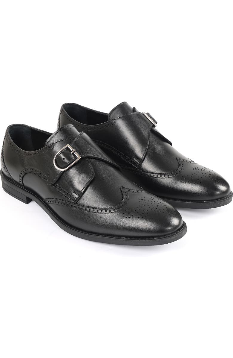 MACNOLA Oregon Wingtip Monk Strap Shoe, Alternate, color,