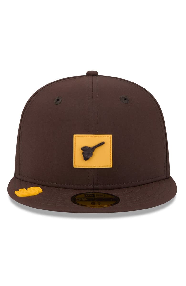 New Era Men's New Era  Brown San Diego Padres 2026 Clubhouse Alternate 59FIFTY Fitted Hat, Alternate, color, Brown