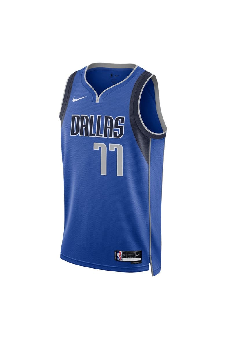 Unisex Nike Luka Dončić Blue Dallas Mavericks Swingman Jersey - Icon Edition, Alternate, color, Royal
