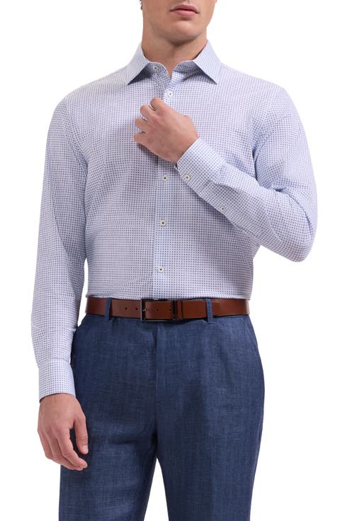 James OoohCotton® Geo Print Button-Up Shirt
