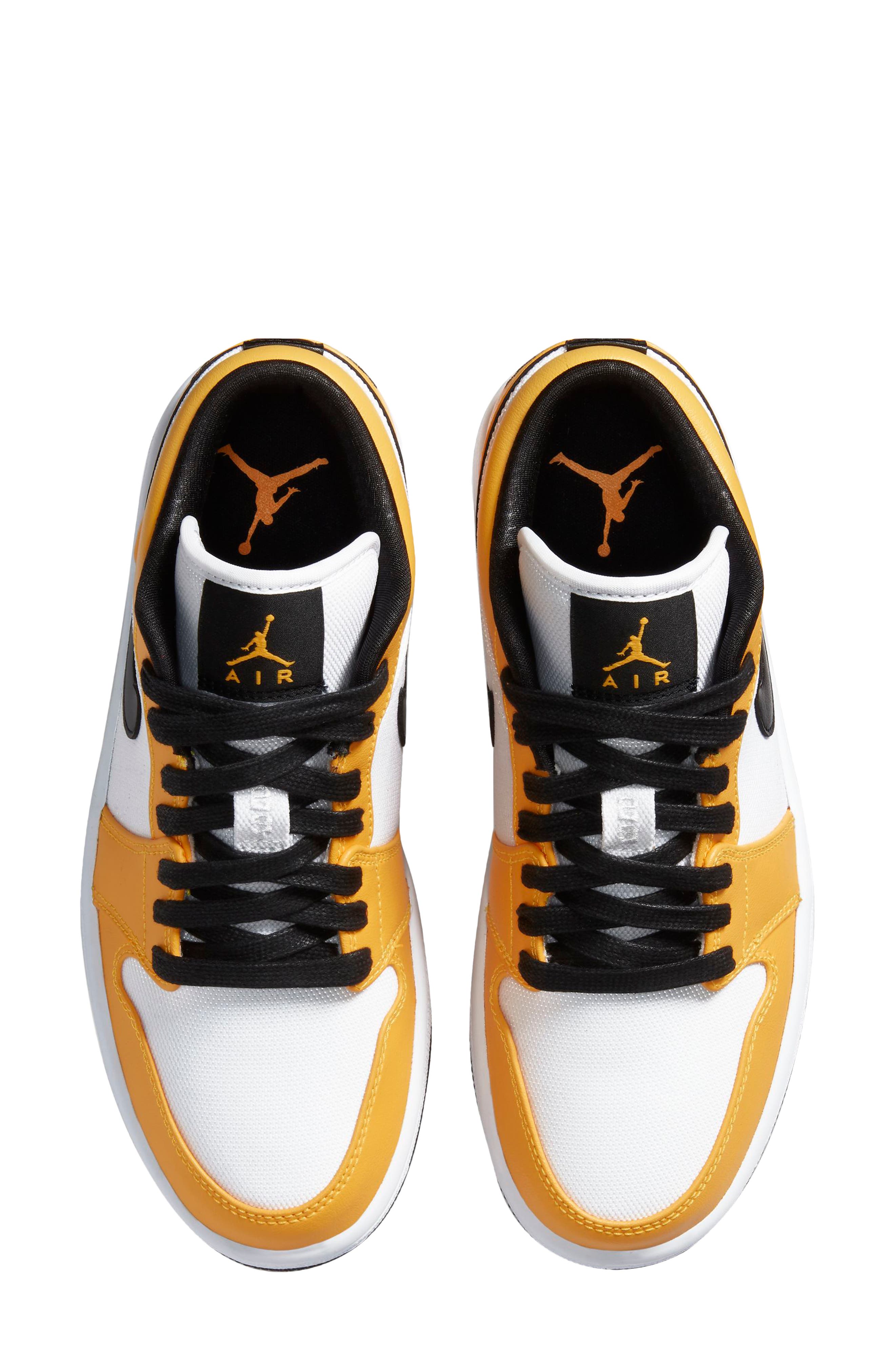 Nike Air Jordan 1 Low SE Sneaker, Alternate, color, WHITE/ LASER ORANGE/ BLACK