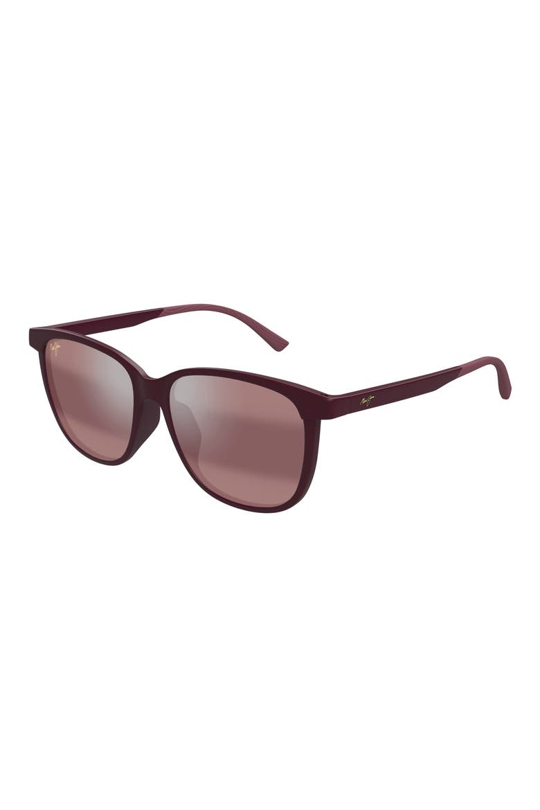 Ilikea AF 54mm PolarizedPlus2® Square Sunglasses, Alternate, color, RED