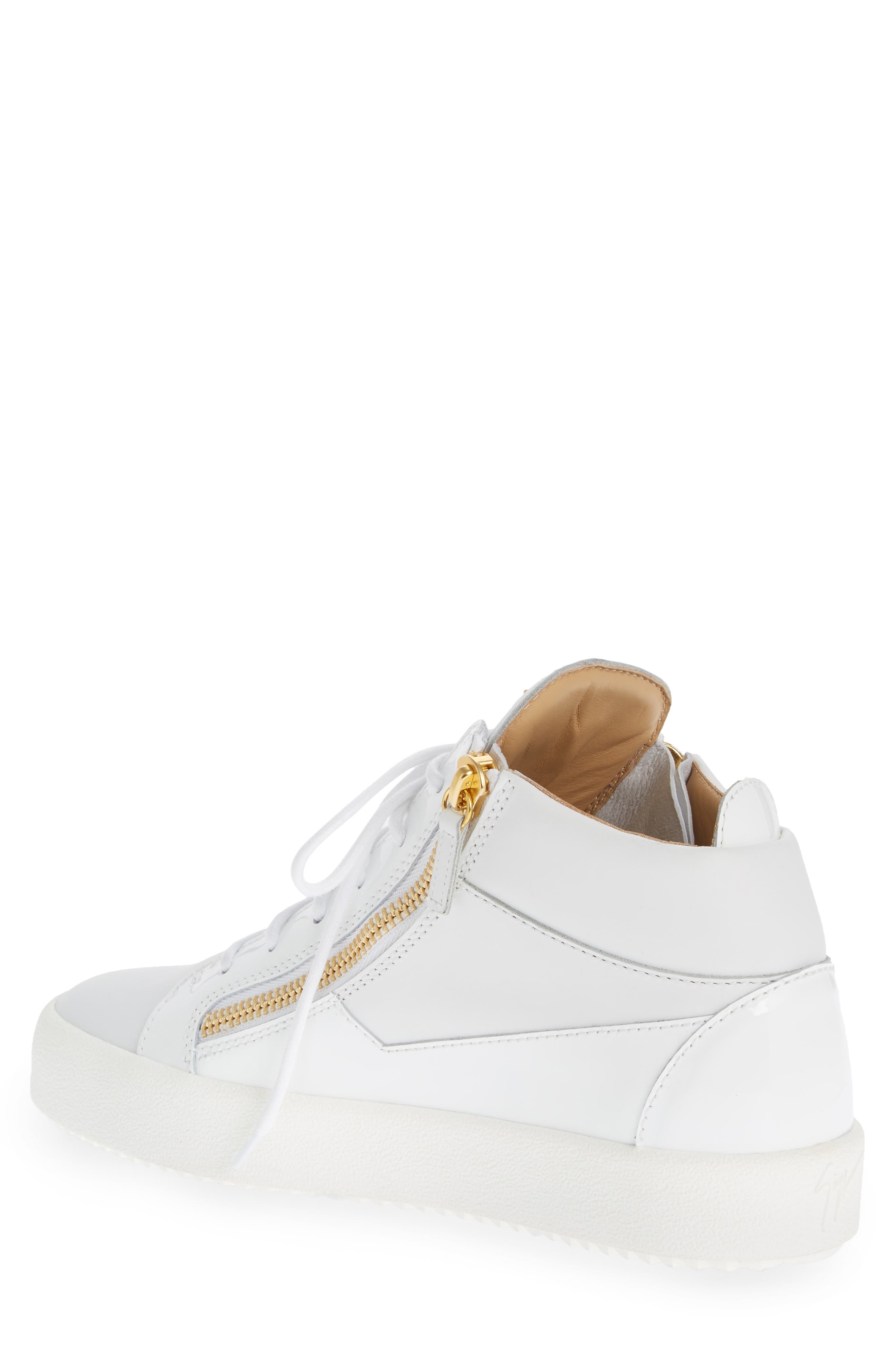 Giuseppe Zanotti Mid Top Sneaker, Alternate, color, 