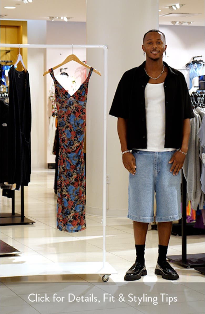 Print Mesh Body-Con Dress, sales video thumbnail