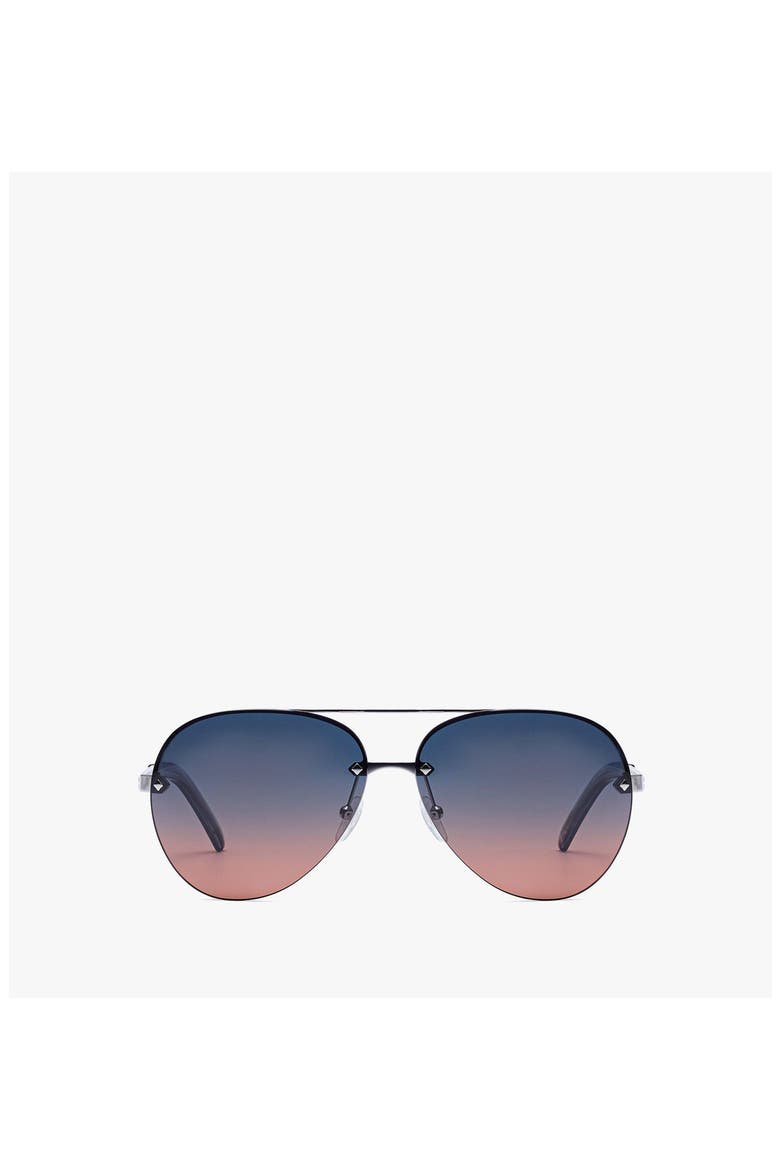 Aviator Sunglasses, Main, color, Blue