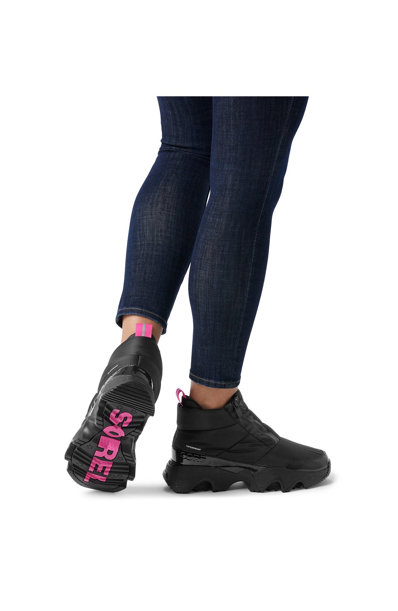 SOREL Kinetic Impact Waterproof Zip Bootie, Alternate, color, 