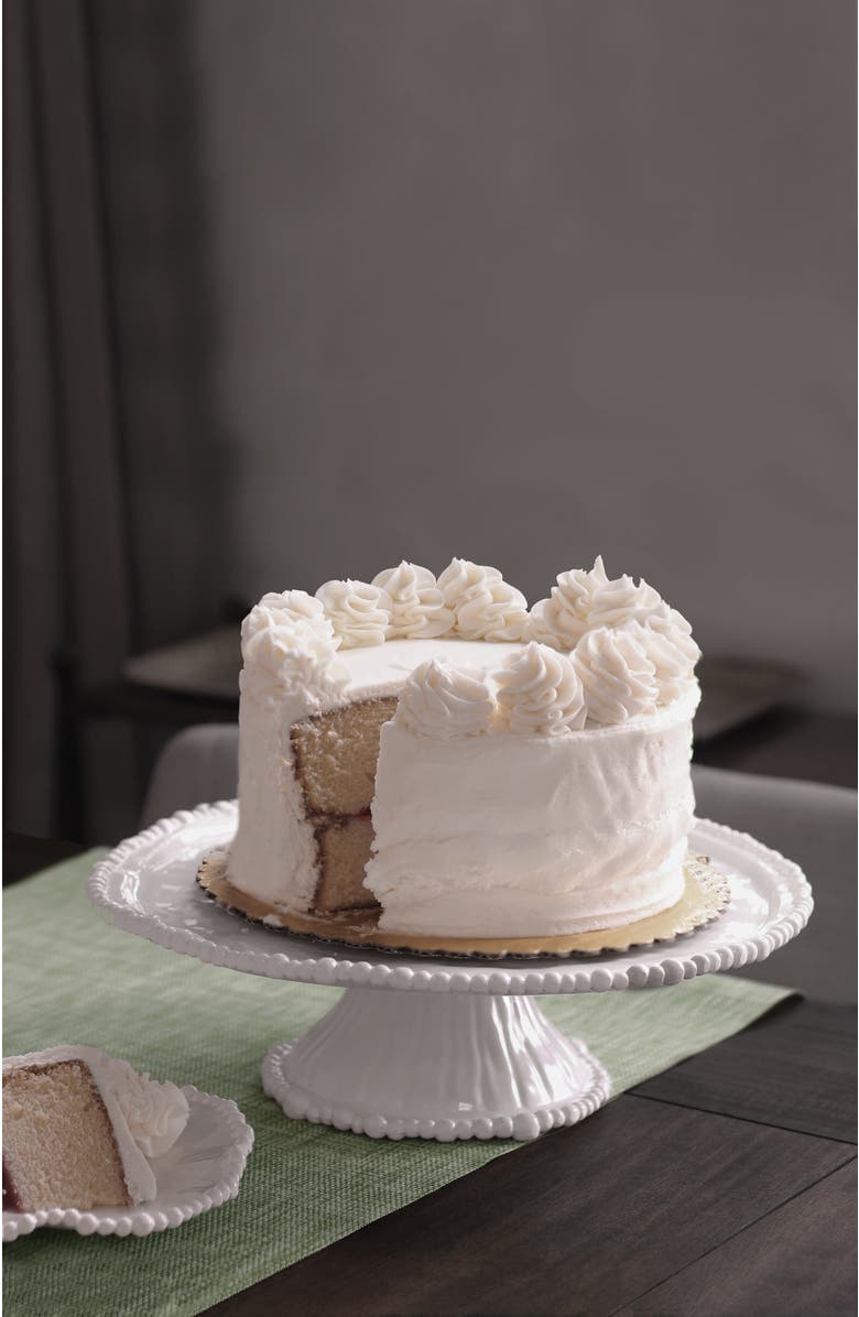 BEATRIZ BALL Collection Vida Alegria Pedestal Cake Plate, Alternate, color, White