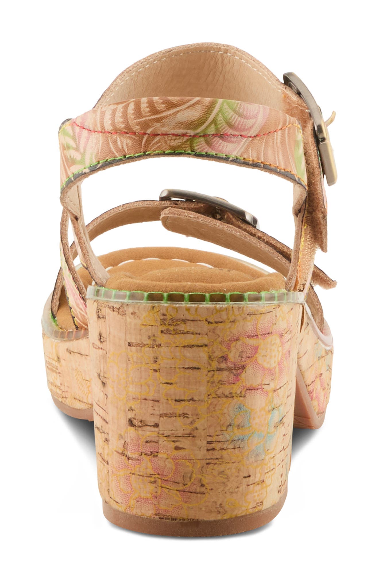 L'Artiste by Spring Step Jess Platform Sandal, Alternate, color, Tan Multi